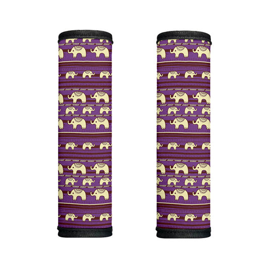 Cute Indian Tribal Elephant Print Handle Covers