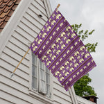 Cute Indian Tribal Elephant Print House Flag