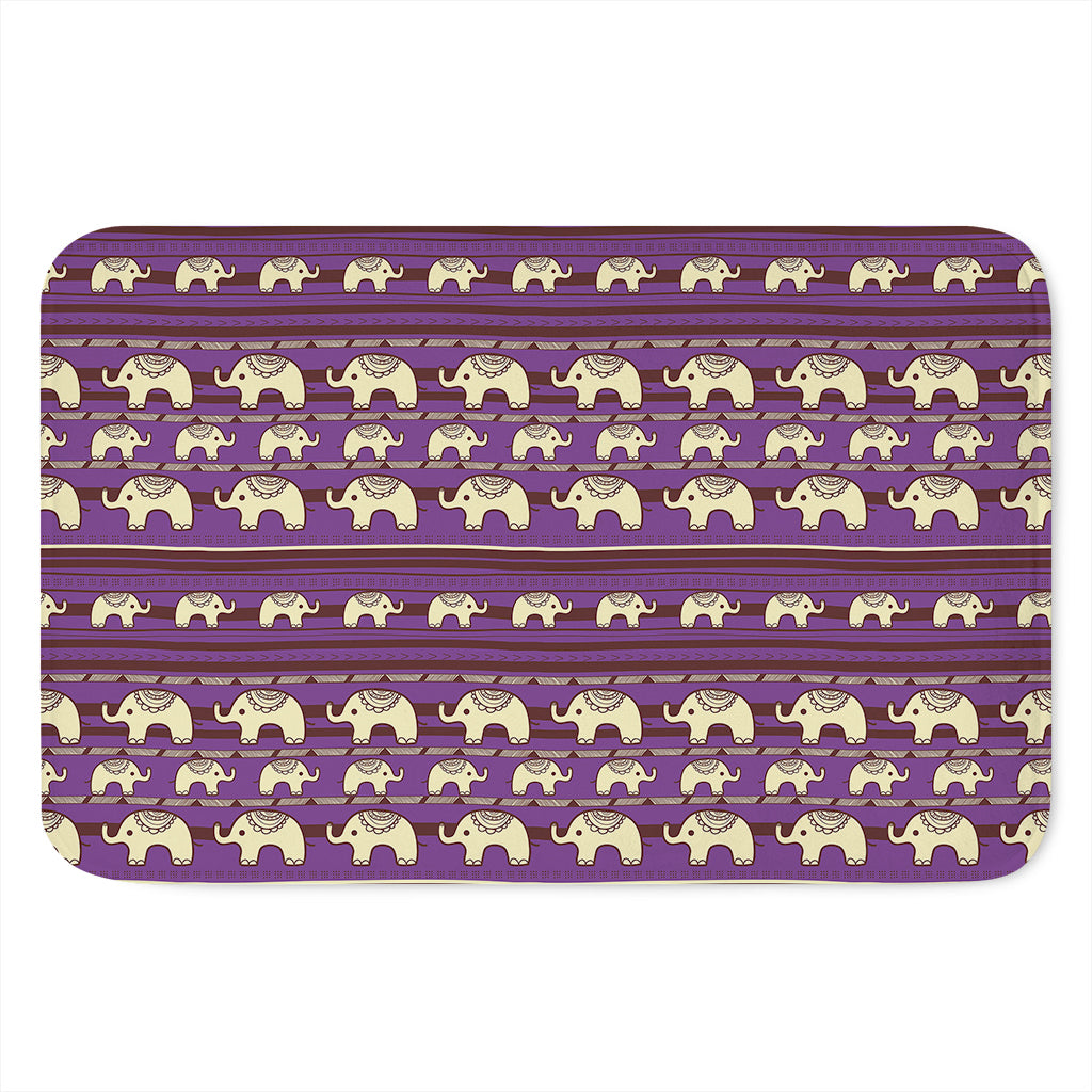 Cute Indian Tribal Elephant Print Indoor Door Mat