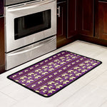 Cute Indian Tribal Elephant Print Kitchen Mat