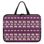 Cute Indian Tribal Elephant Print Laptop Sleeve With Handle