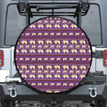 Cute Indian Tribal Elephant Print Leather Spare Tire Cover
