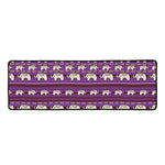 Cute Indian Tribal Elephant Print Long Kitchen Mat
