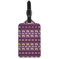 Cute Indian Tribal Elephant Print Luggage Tag