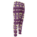 Cute Indian Tribal Elephant Print Men's Compression Pants