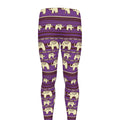 Cute Indian Tribal Elephant Print Men's Leggings