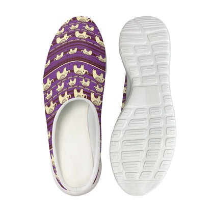 Cute Indian Tribal Elephant Print Mesh Casual Shoes
