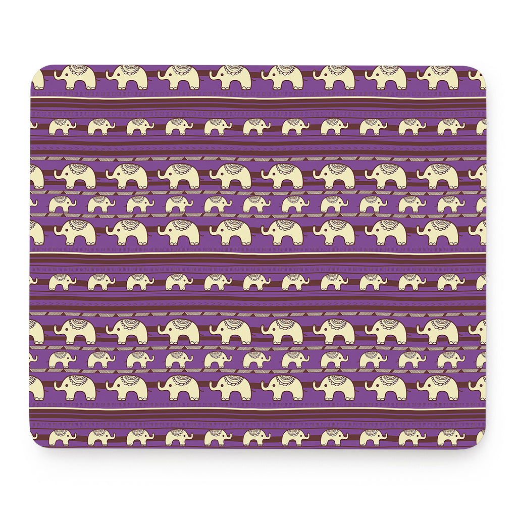 Cute Indian Tribal Elephant Print Mouse Pad