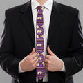 Cute Indian Tribal Elephant Print Necktie