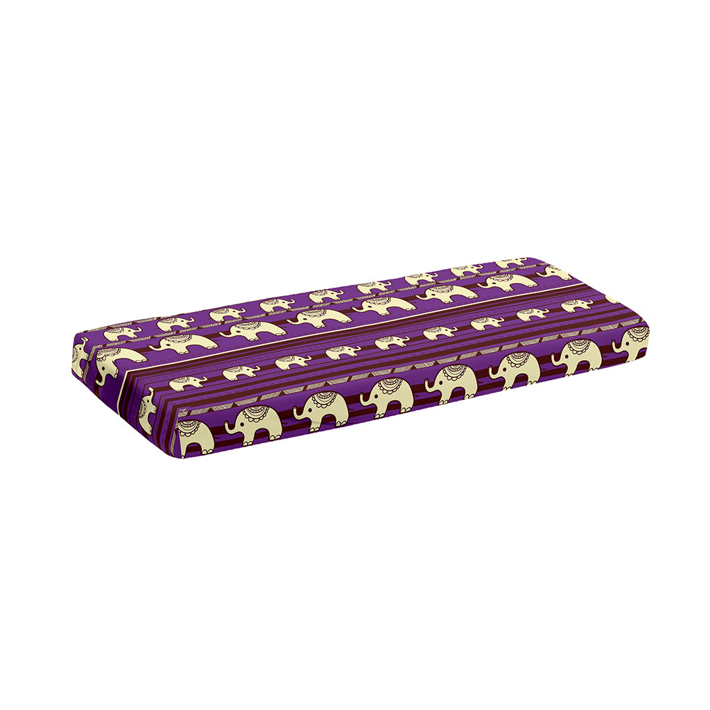 Cute Indian Tribal Elephant Print Piano Keyboard Cover