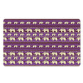 Cute Indian Tribal Elephant Print Polyester Doormat