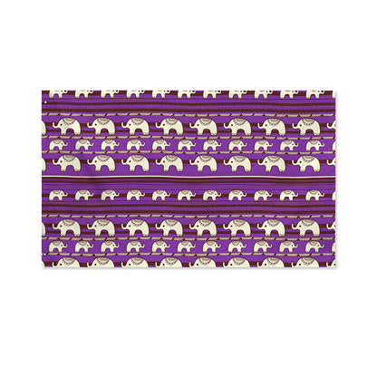 Cute Indian Tribal Elephant Print Polyester Flag