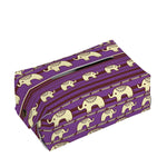 Cute Indian Tribal Elephant Print Rectangle Tissue Box Cover