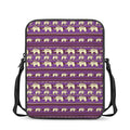 Cute Indian Tribal Elephant Print Rectangular Crossbody Bag