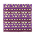 Cute Indian Tribal Elephant Print Silk Bandana