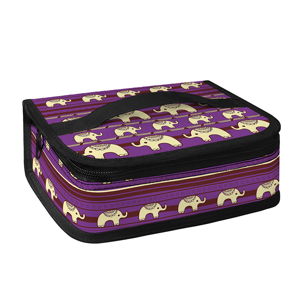 Cute Indian Tribal Elephant Print Small Lunch Bag