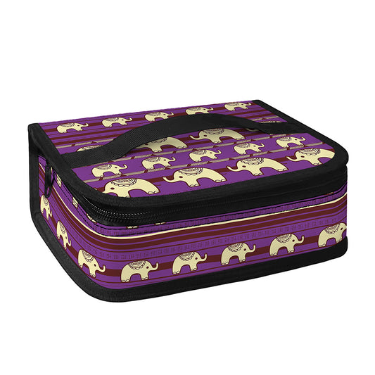 Cute Indian Tribal Elephant Print Small Lunch Bag