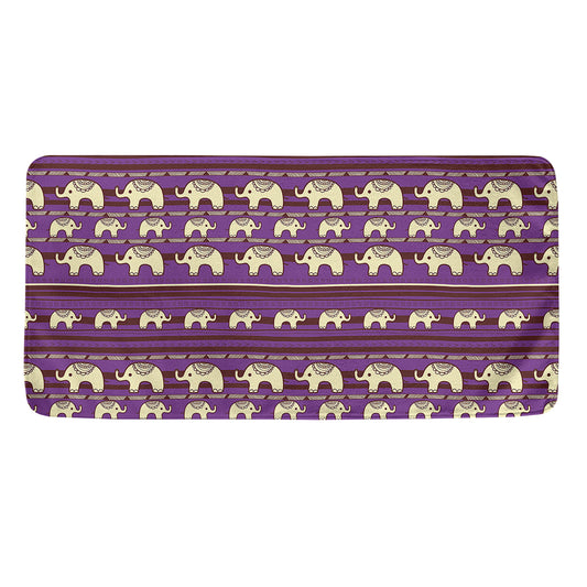 Cute Indian Tribal Elephant Print Towel
