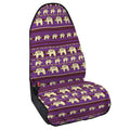 Cute Indian Tribal Elephant Print Waterproof Car Seat Cover