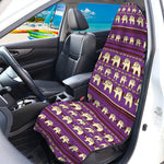 Cute Indian Tribal Elephant Print Waterproof Car Seat Cover