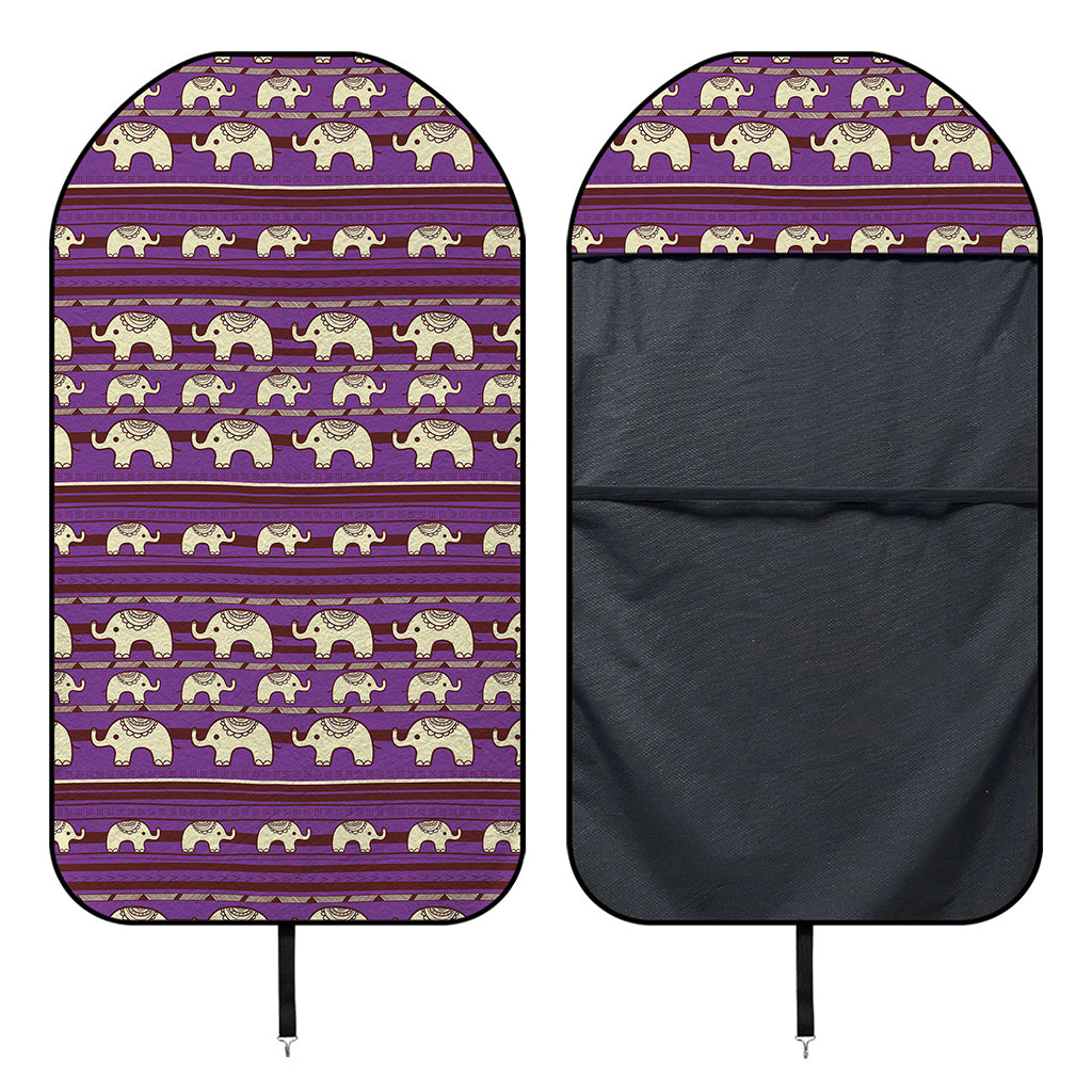 Cute Indian Tribal Elephant Print Waterproof Car Seat Cover