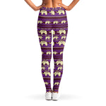 Cute Indian Tribal Elephant Print Women's Leggings