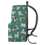 Cute Jack Russell Terrier Pattern Print Backpack