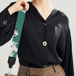 Cute Jack Russell Terrier Pattern Print Bag Strap