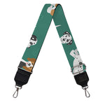 Cute Jack Russell Terrier Pattern Print Bag Strap