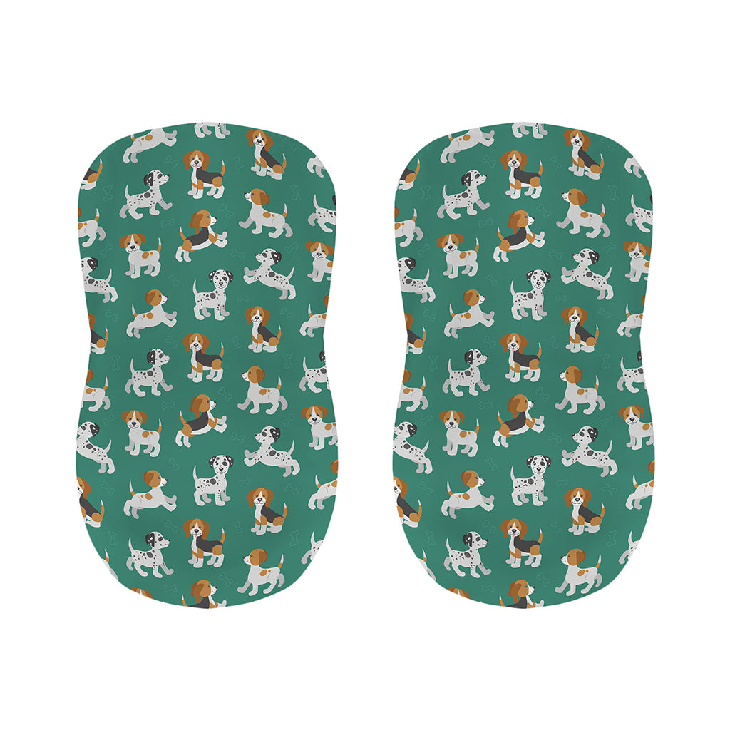 Cute Jack Russell Terrier Pattern Print Bar Stool Covers