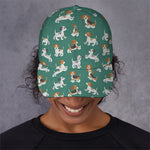 Cute Jack Russell Terrier Pattern Print Baseball Cap