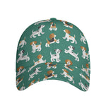 Cute Jack Russell Terrier Pattern Print Baseball Cap