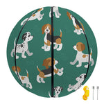 Cute Jack Russell Terrier Pattern Print Basketball