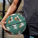 Cute Jack Russell Terrier Pattern Print Basketball