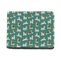 Cute Jack Russell Terrier Pattern Print Bifold Wallet