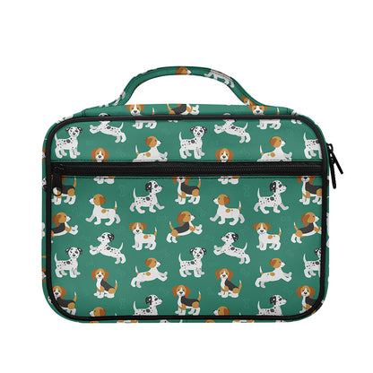Cute Jack Russell Terrier Pattern Print Briefcase Bible Bag