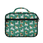 Cute Jack Russell Terrier Pattern Print Briefcase Bible Bag
