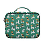 Cute Jack Russell Terrier Pattern Print Briefcase Bible Bag