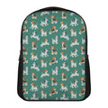 Cute Jack Russell Terrier Pattern Print Casual Backpack