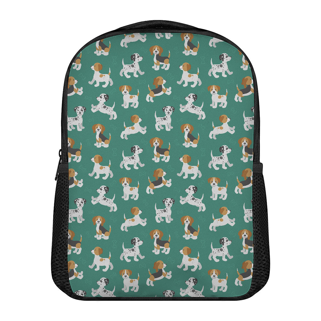 Cute Jack Russell Terrier Pattern Print Casual Backpack