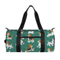 Cute Jack Russell Terrier Pattern Print Gym Bag
