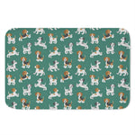 Cute Jack Russell Terrier Pattern Print Indoor Door Mat