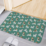 Cute Jack Russell Terrier Pattern Print Indoor Door Mat