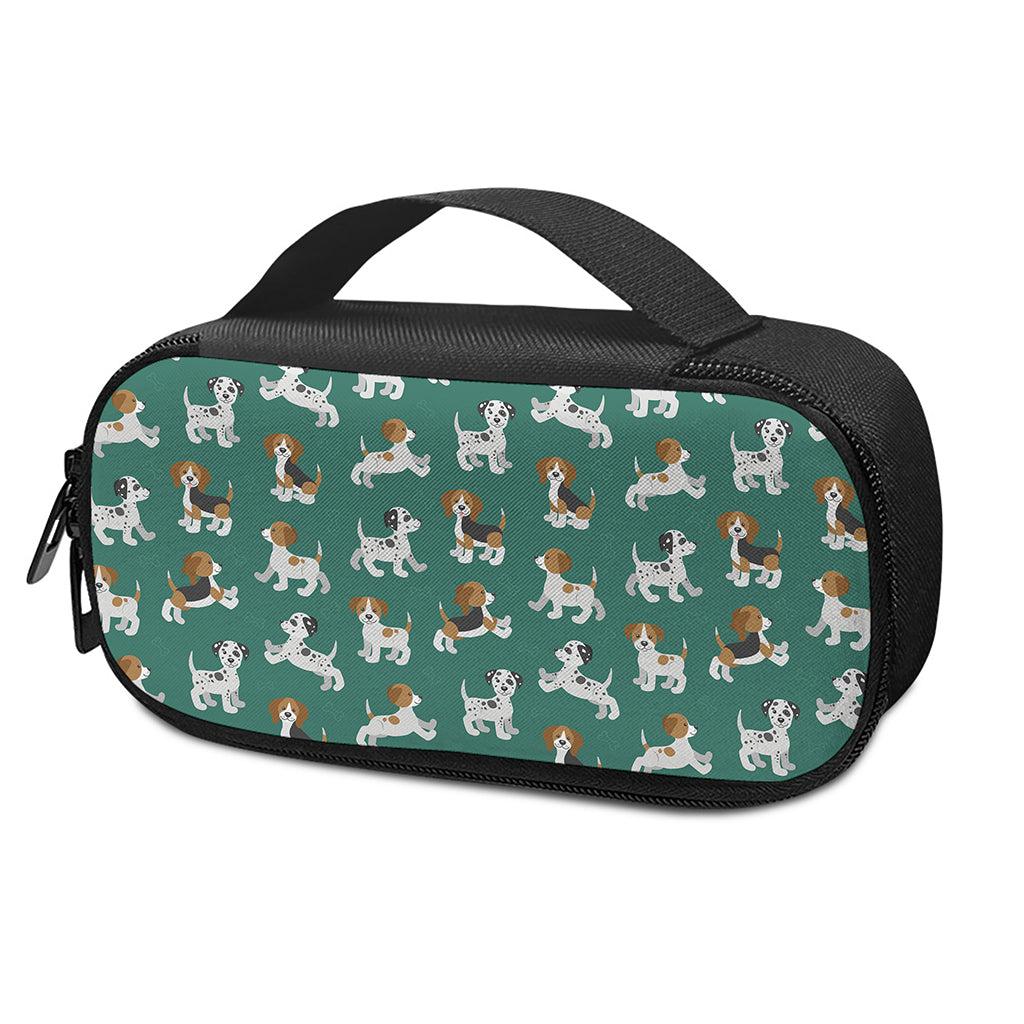 Cute Jack Russell Terrier Pattern Print Insulin Cooler Travel Case