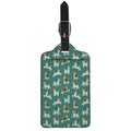 Cute Jack Russell Terrier Pattern Print Luggage Tag