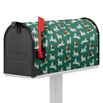 Cute Jack Russell Terrier Pattern Print Mailbox Cover