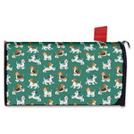 Cute Jack Russell Terrier Pattern Print Mailbox Cover