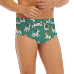 Cute Jack Russell Terrier Pattern Print Men's Briefs