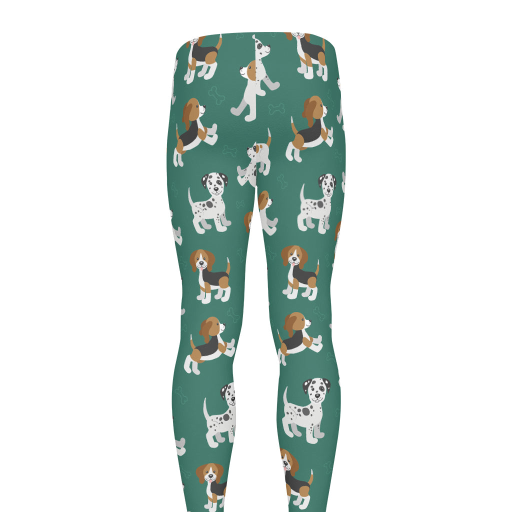 Cute Jack Russell Terrier Pattern Print Men's leggings