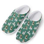 Cute Jack Russell Terrier Pattern Print Mesh Casual Shoes